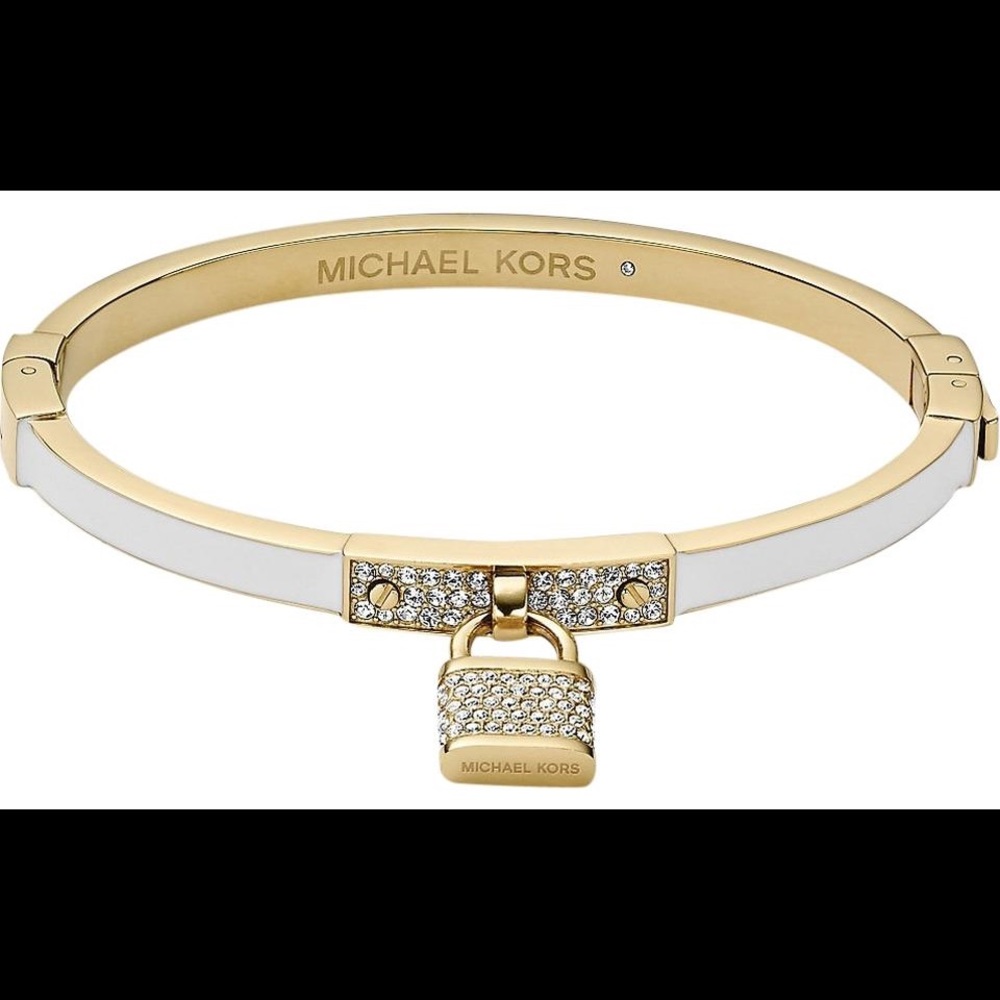 NWOT: Michael Kors White Locket Bracelet